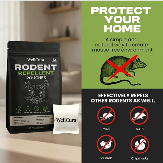Place These Pouches Anywhere Mice Hide - And Watch Them Disappear Permanently. The Natural Way.